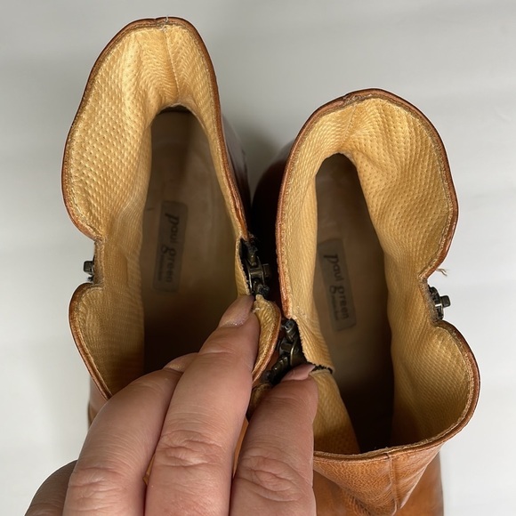 Paul Green camel brown double zip booties size US 9 - Picture 7 of 11
